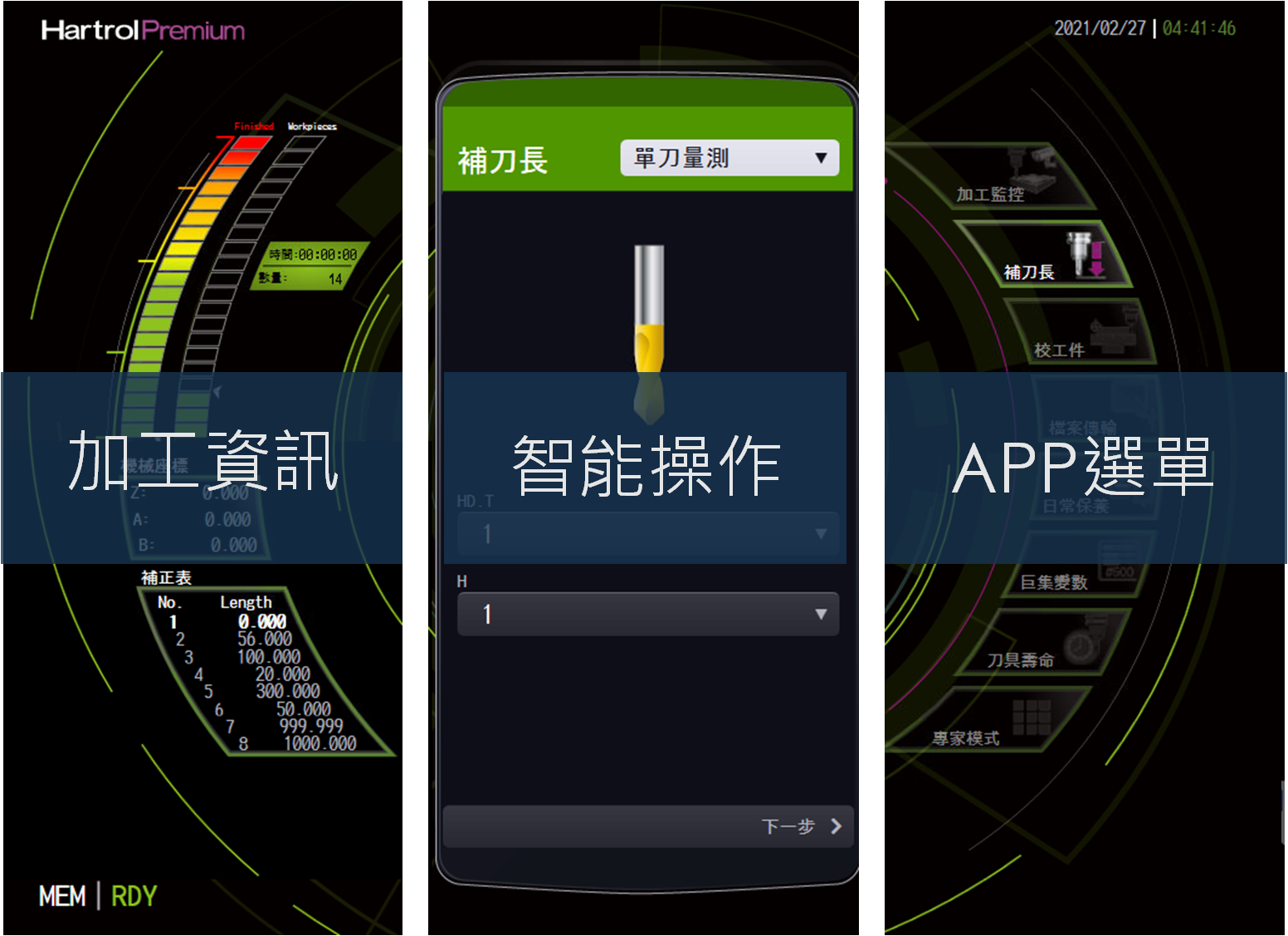 台湾彩神机床数控系统-Hartrol Premium 2021 全新自我画面 正式登场!!